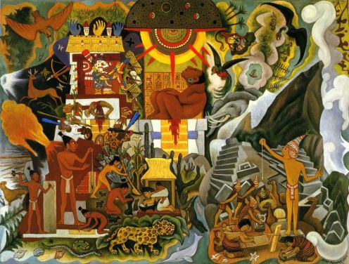 Prehispanic America, by Diego Rivera (1950)